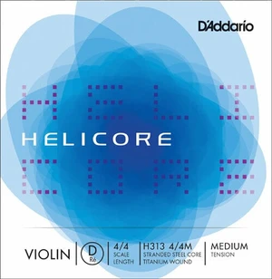 D'Addario H313 4/4M Helicore D Cordes pour instruments à cordes