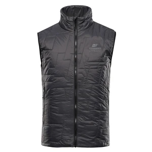 Men's ultralight vest with ALPINE PRO BERF dk.true gray impregnation