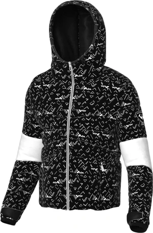 Rossignol Wispile Womens Puffy Printed Black L Veste de ski