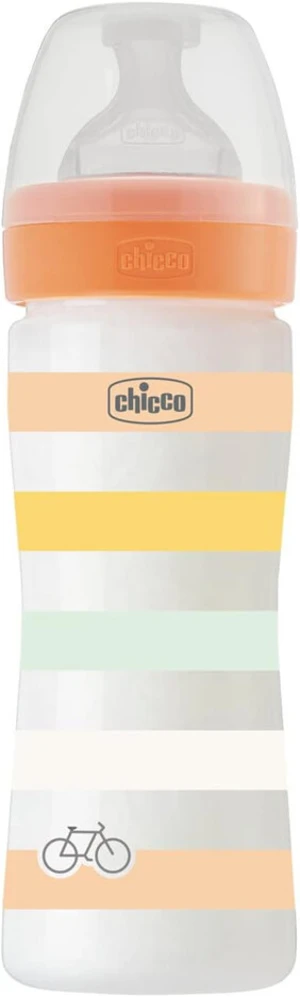 CHICCO Láhev kojenecká Well-being silikon 250 ml uni