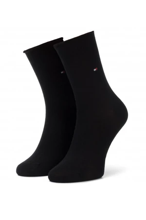 Tommy Hilfiger Socks - TH WOMEN 98% COTTON SOCK 1P Black