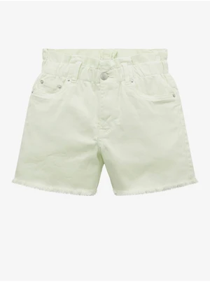 Light Green Girly Denim Shorts Tom Tailor - Girls