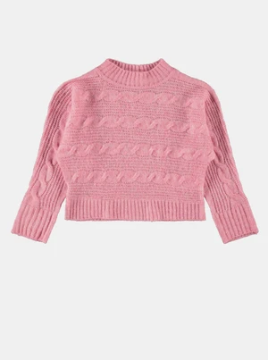 Pink girly sweater name it Ottie - unisex