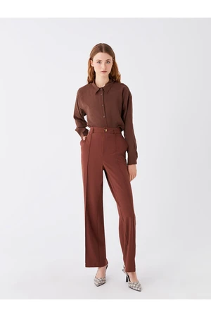 LC Waikiki Standard Fit Straight Wide Leg Women's Trousers