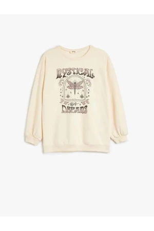 Koton Girl Sweatshirt Beige