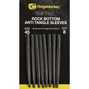 Ridgemonkey prevlek rock bottom anti tangle sleeves 8 ks - long 45 mm