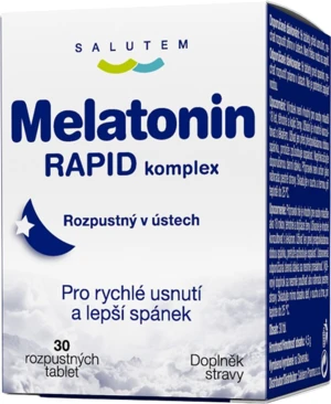 SALUTEM PHARMA Melatonin Rapid komplex ODT pod jazyk 30 tabliet