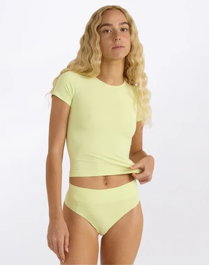 Organic Basics Smooth Thong Elderflower Green S