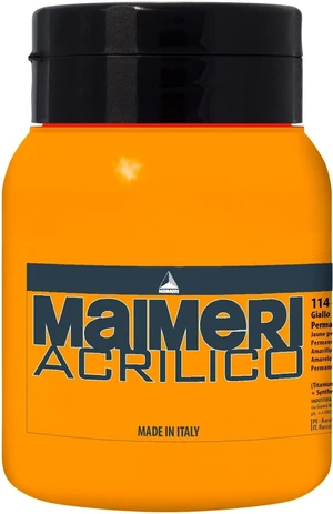 Maimeri Acrilico Colori acrilici Permanent Yellow Deep 114 500 ml 1 pz