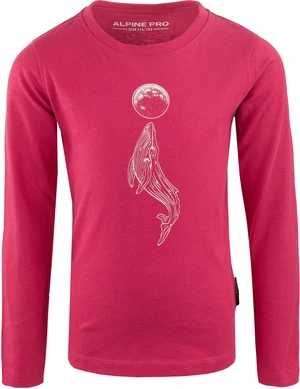 Dark pink girls' T-shirt ALPINE PRO Olero