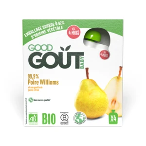 GOOD GOUT BIO Hruška 4x85 g