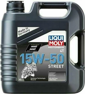 Liqui Moly 1689 Motorbike 4T 15W-50 Street 4L Motoröl