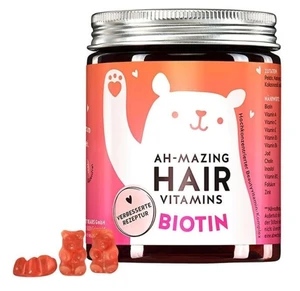 BEARS WITH BENEFITS Ah-mazing Vitaminy pro zdravé vlasy s biotinem gumídci 45 ks