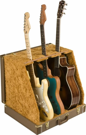 Fender Classic Series Case Stand 3 Brown Support multi-guitare