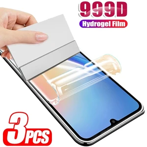 3PCS HD Film For OPPO A36 A56 A56S A57 A57E A58 A58X Screen Protector A76 A17 A17K A77 A78 A95 A96 A97 A98 Hydrogel Film