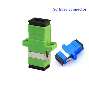 SC APC SC UPC Simplex Single-mode Fiber Optic Adapter SC Optical Fiber Coupler Fiber Flange SC Connector FTTH