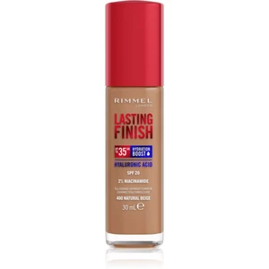 Rimmel Lasting Finish 35H Hydration Boost hydratačný make-up SPF 20 odtieň 400 Natural Beige 30 ml