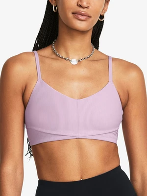 Under Armour Meridian Rib Bralette Sportovní podprsenka Fialová