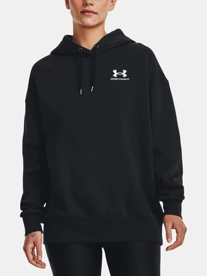 Under Armour Essential Flc OS Hoodie-BLK - Women