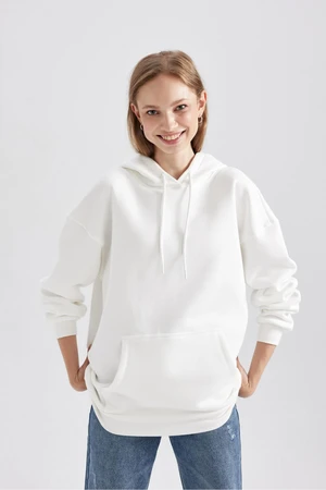 DEFACTO Oversize Fit Long Sleeve Sweatshirt