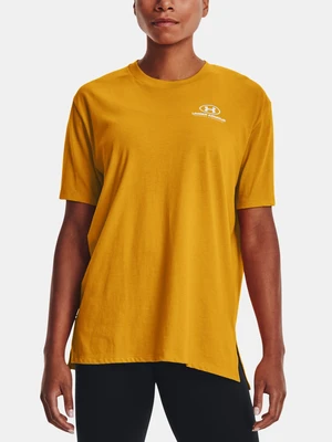 Under Armour T-Shirt Oversized Graphic SS-GLD - Women