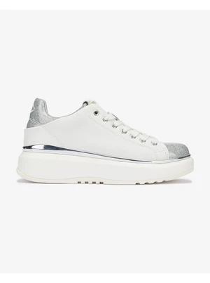 White Women's Leather Sneakers Replay - Women