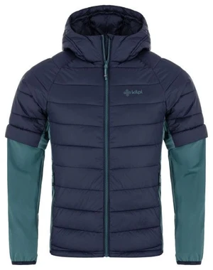 Men's insulated hybrid jacket KILPI VERONS-M dark green