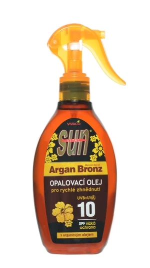 SUN VITAL Sun Vivaco Opalovací olej s arganovým olejem SPF10 rozprašovací 200 ml