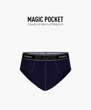 Men ́s briefs ATLANTIC Magic Pocket - blue