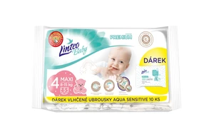 Linteo Baby PREMIUM 4 Maxi 8-15 kg dětské plenky 5 ks +dárek