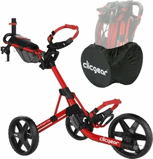 Clicgear Model 4.0 SET Matt Red Pushtrolley