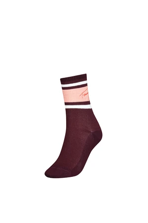 Tommy Hilfiger Ponožky - TH WOMEN SHORT SOCK 1P TOMMY SIGNATURE bodrové