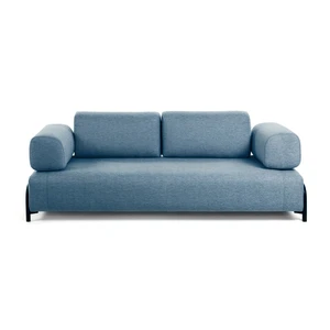 Niebieska sofa z podłokietnikami Kave Home Compo