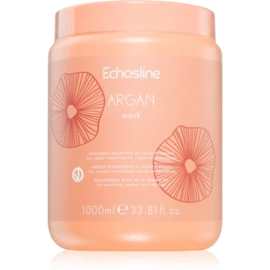 Echosline Argan mask vyživujúca maska pre hladké a žiarivé vlasy s arganovým olejom 1000 ml