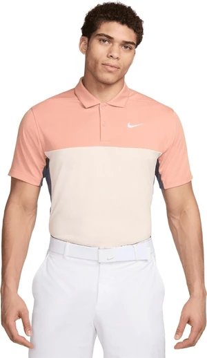 Nike Dri-Fit Victory+ Mens Polo Light Madder Root/Light Carbon/White XL Chemise polo