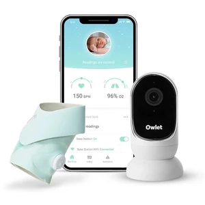 Owlet Monitor Duo Smart Sock 3 & Cam sada pre bábätká Mint 1 ks