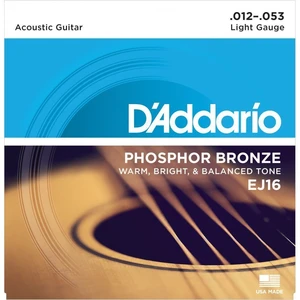 D'Addario EJ16-10P Struny pro akustickou kytaru