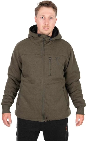 Fox bunda collection sherpa jacket green black - xxxl