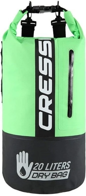 Cressi Dry Bi-Color Black/Fluo Green 20 L Vodotesný vak