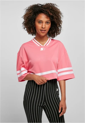 Women's Cropped Mesh Jersey Starter pinkgrapefruit/white