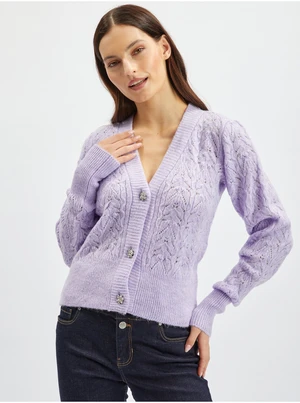 Orsay Light Purple Ladies Cardigan - Ladies