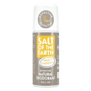 Salt Of The Earth Přírodní kuličkový deodorant s ambrou a santalem (Natural Roll On Deodorant) 75 ml