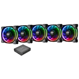 Thermaltake RIING PLUS 12 LED RGB PC vetrák s krytom RGB (š x v x h) 120 x 120 x 25 mm vrátane LED osvetlenia