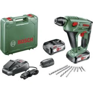 Bosch Home and Garden Uneo Maxx SDS quick-aku kladivo 18 V 2.5 Ah Li-Ion akumulátor 2 akumulátory, kufřík