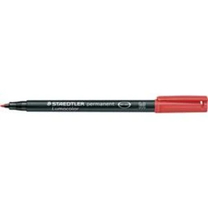 Staedtler Lumocolor permanent M DRY SAFE 317-2 permanentní popisovač , červená