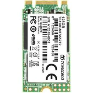 Interní M.2 PCIe NVMe SSD 2242 128 GB Transcend MTS552T2 Retail TS128GMTS552T2 SATA 6 Gb/s