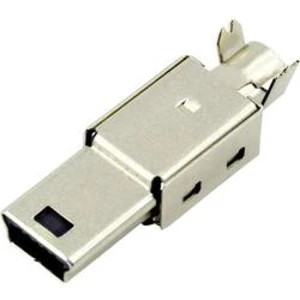 MiniUSB zástrčka, typ B zástrčka, rovná Connfly DS1105-01-BBN0 1 ks