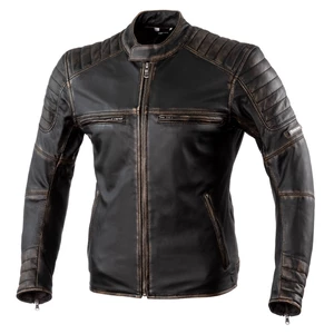 Kožená moto bunda Rebelhorn Hunter Pro CE  Vintage Black  4XL