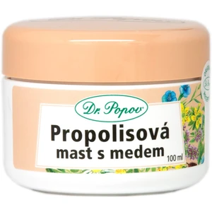 Dr. Popov Bylinné masti Propolis s medom masť pre svrbiacu a podráždenú pokožku 100 ml