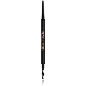 Makeup Revolution Precise Brow Pencil precízna ceruzka na obočie s kefkou odtieň Medium Brown 0.05 g